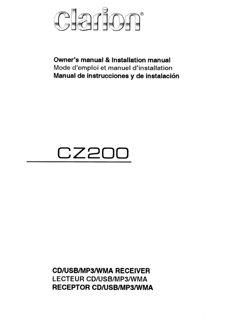 Clarion CZ200 Repair manual