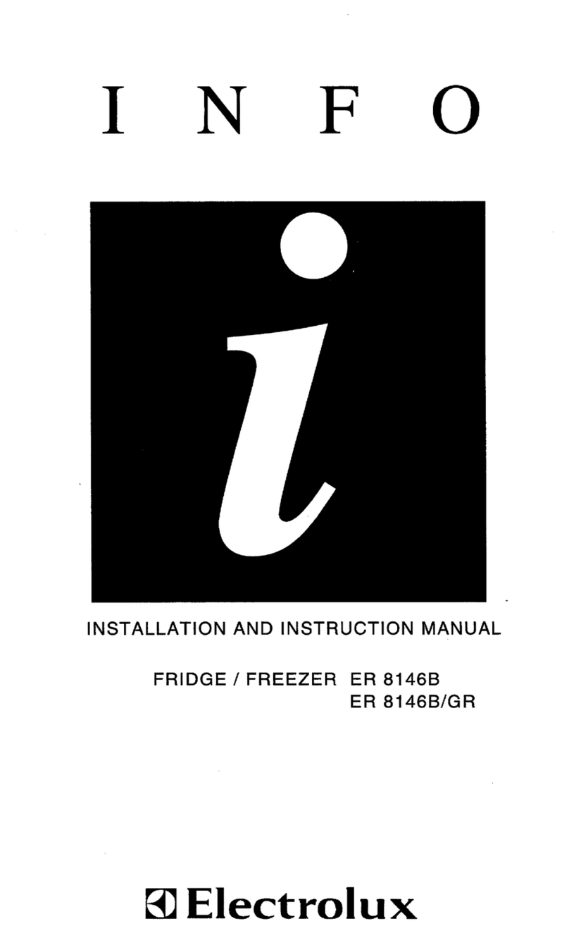 Electrolux ER 8146B Installation and instruction manual
