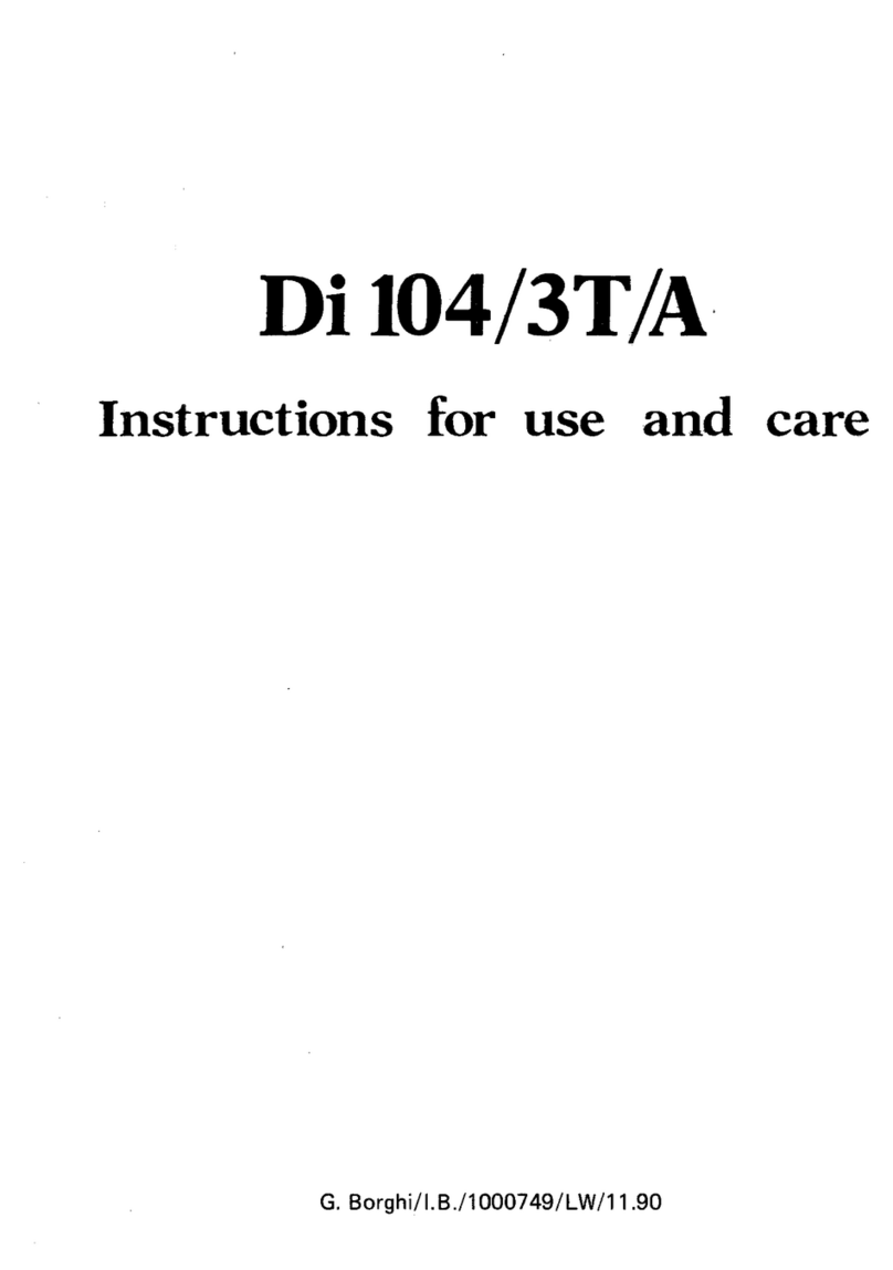 Zanussi Di 104/3T/A Instructions for use