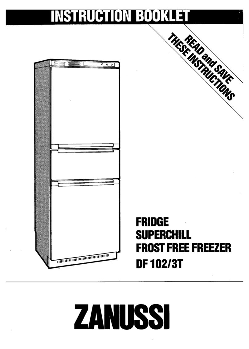 Zanussi DF 102/3T Instruction booklet