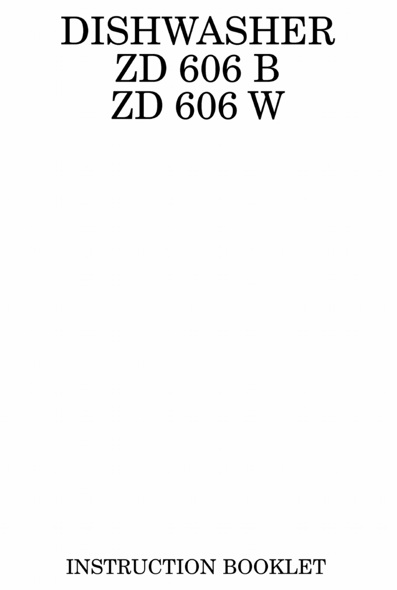 Zanussi ZD 606 B Instruction booklet