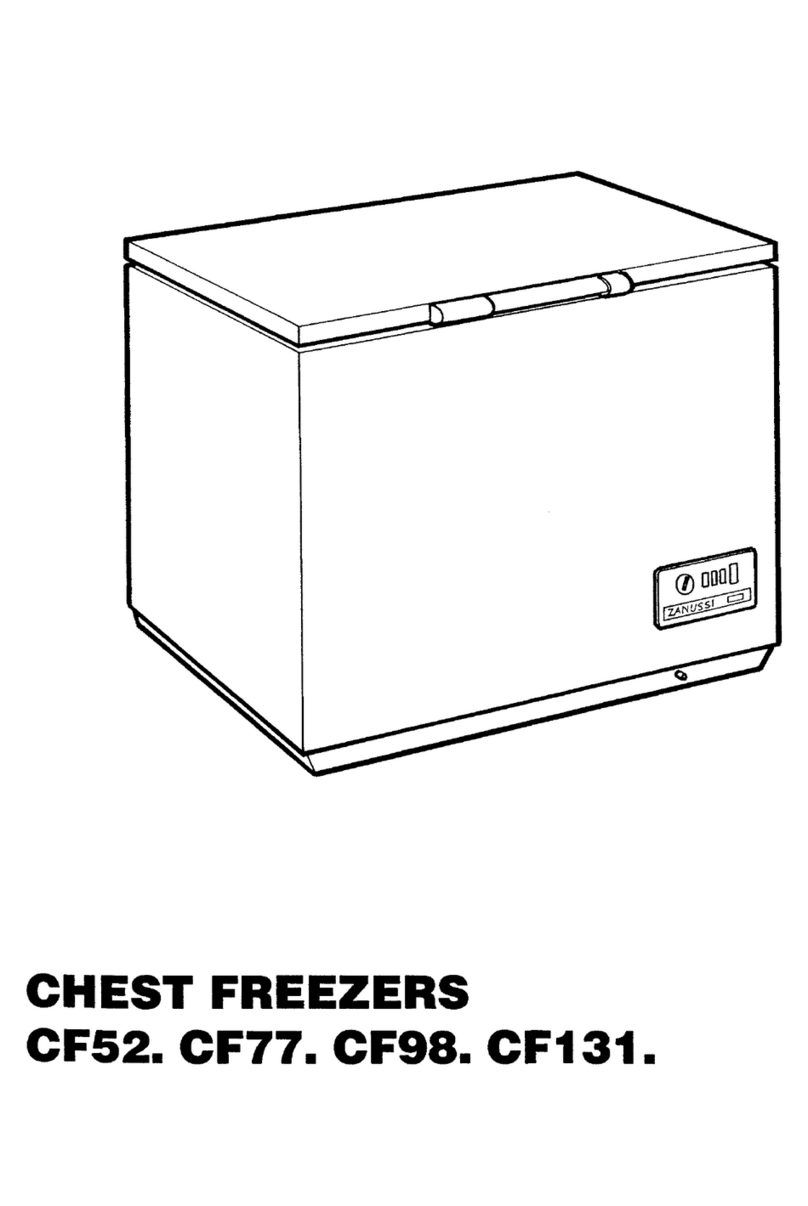 Zanussi CF52 user guide