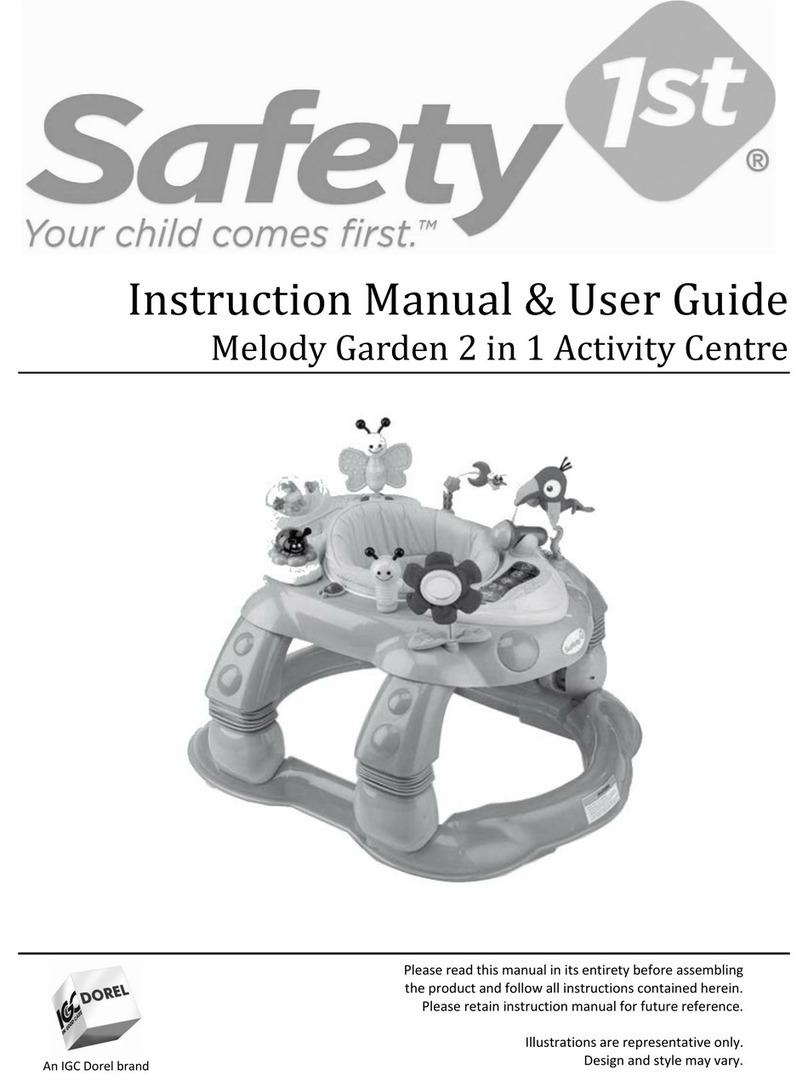 Safety 1st Melody Garden Instruction manual & user guide