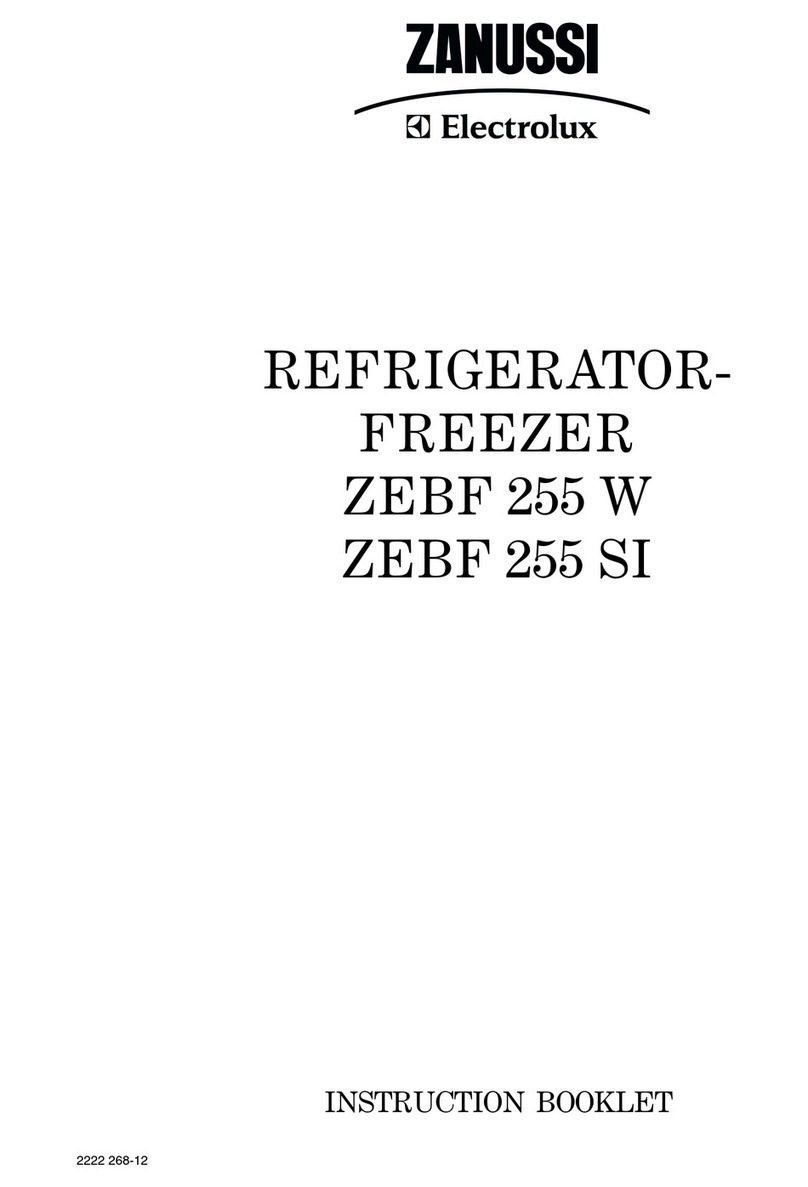 Zanussi Electrolux ZEBF 255 W Instruction booklet