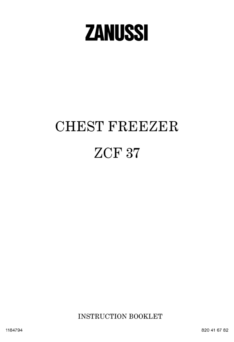 Zanussi ZCF 37 User manual