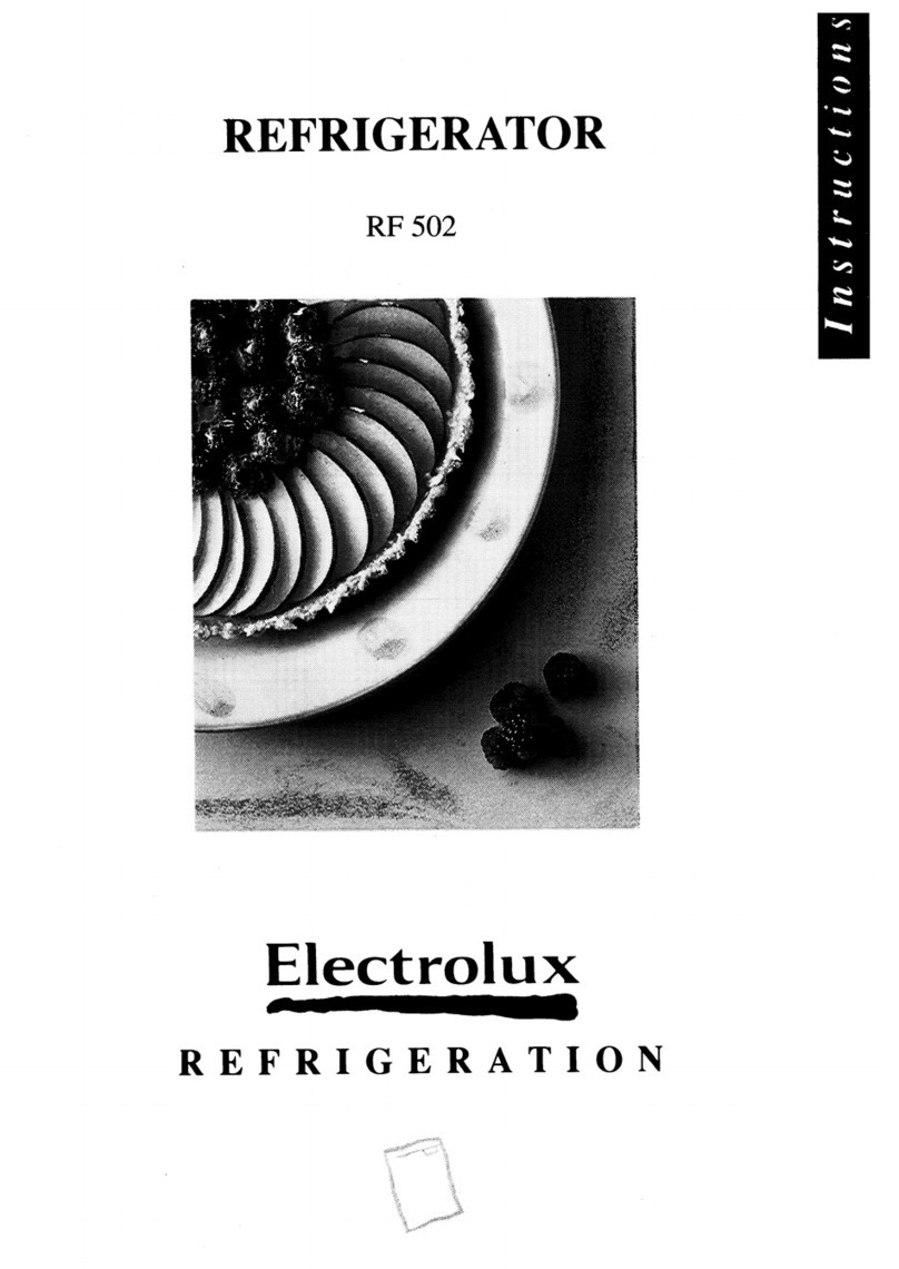 Electrolux RF 502 instructions