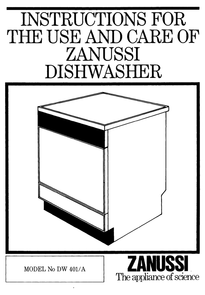 Zanussi DW401/A User manual