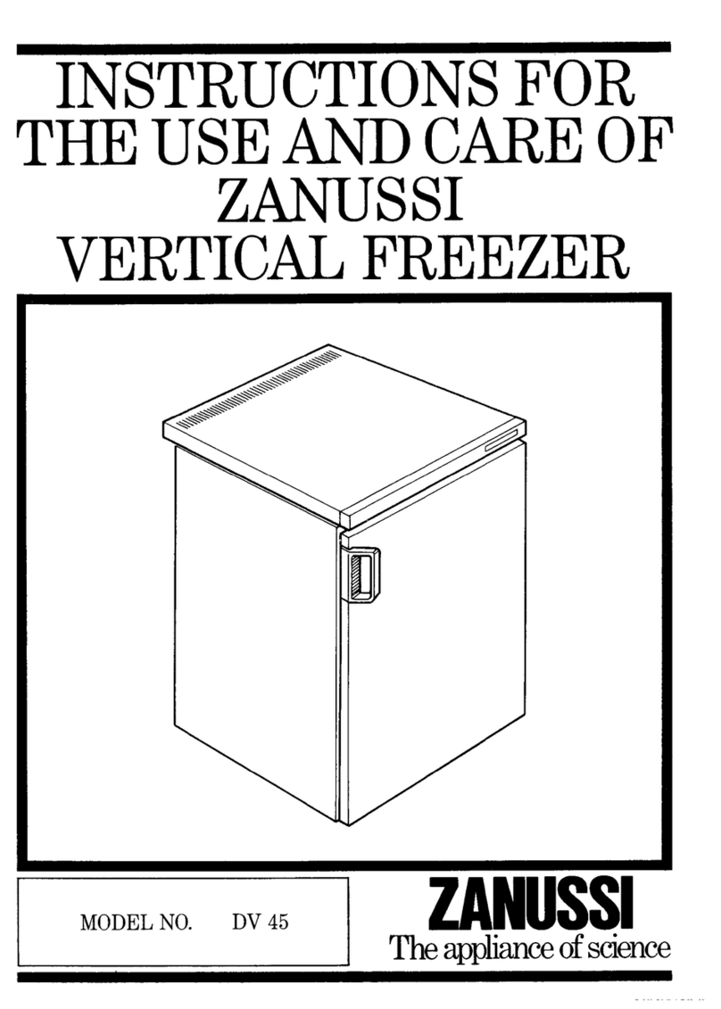 Zanussi DV 45 Use and care instructions
