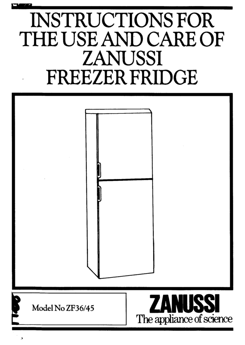 Zanussi ZF36 User manual