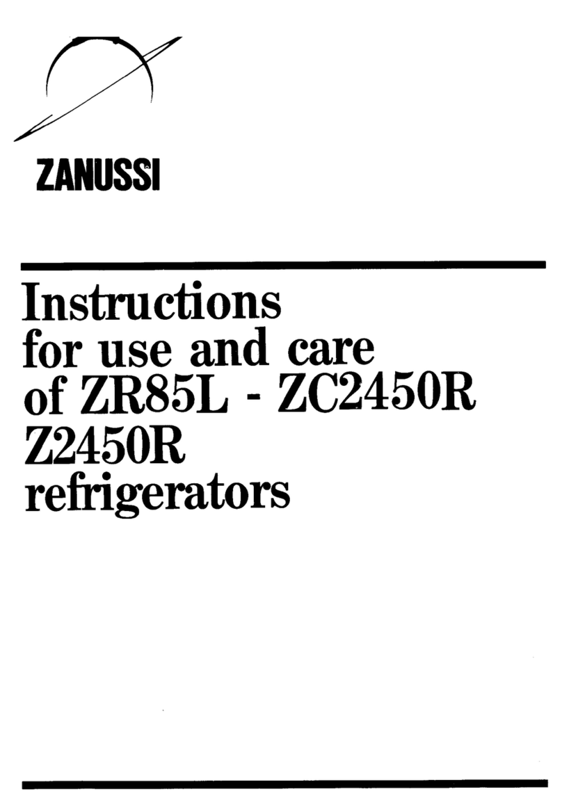 Zanussi ZR85L User manual