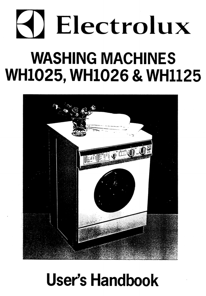 Electrolux WH1025 Instruction Manual