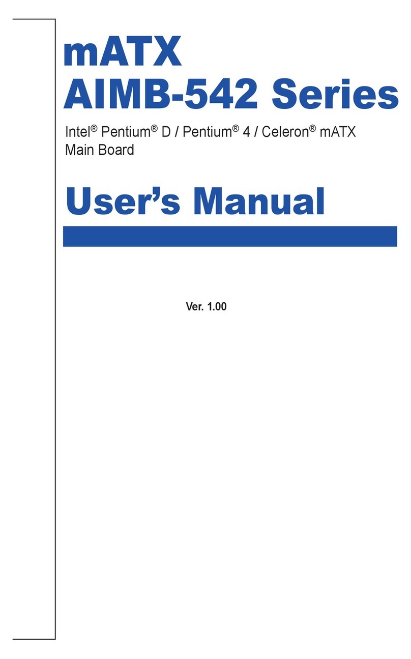 Advantech AIMB-542 Series User manual