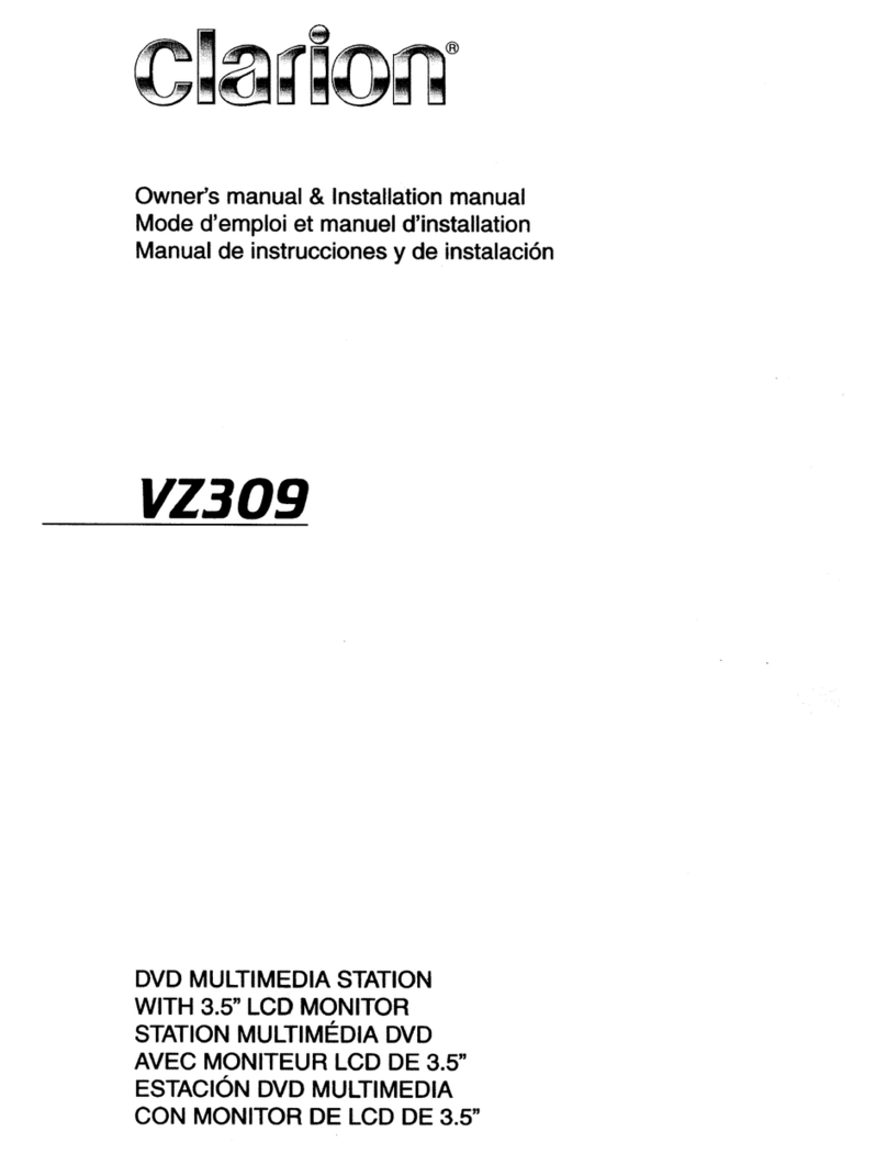 Clarion VZ309 Repair manual