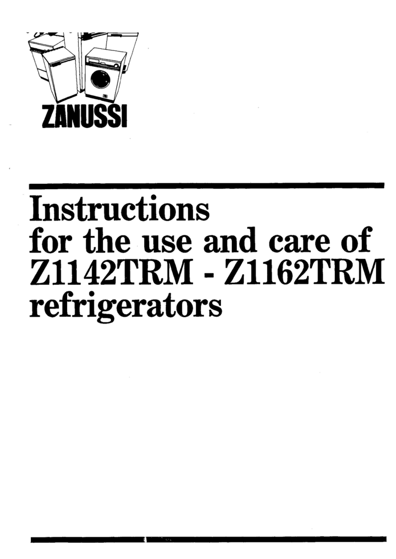 Zanussi Z1142TRM Operating and safety instructions