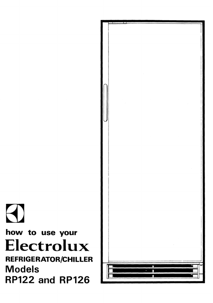 Electrolux RP122 User manual