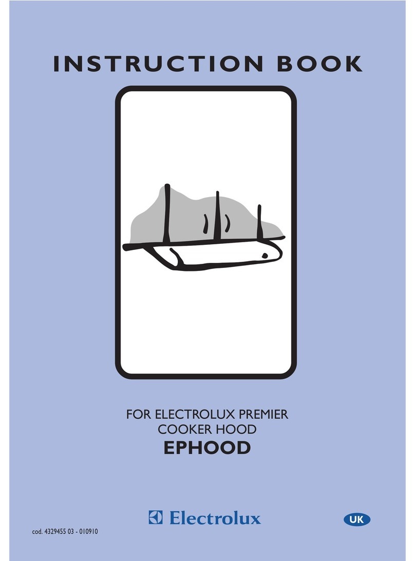 Electrolux EPHOOD Instruction book