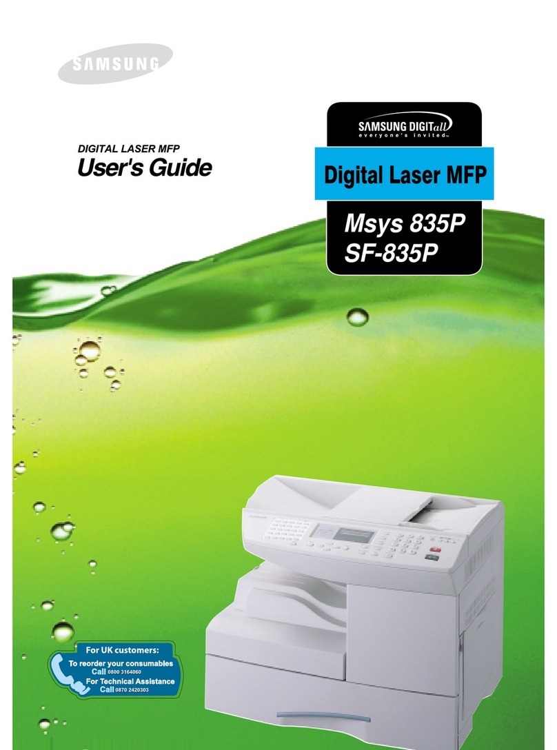 Samsung Msys 835P User manual