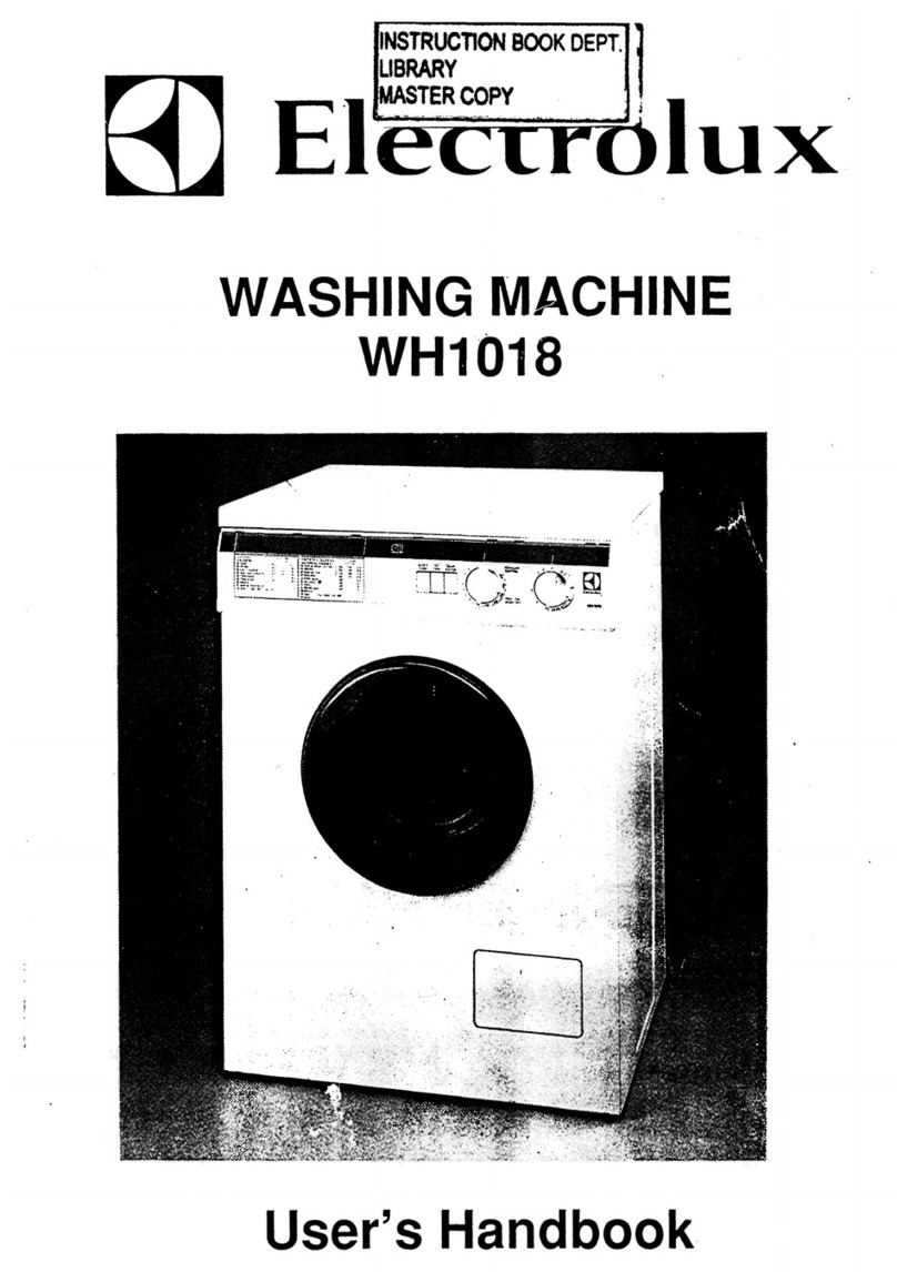 Electrolux WH1018 Instruction Manual