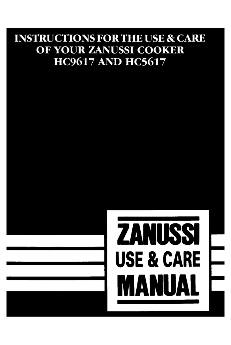 Zanussi HC9617 Training manual Zanussi HC9617 Training manual