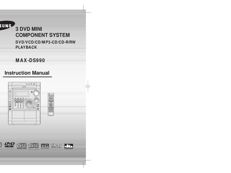 Samsung MAX-DS990 User manual