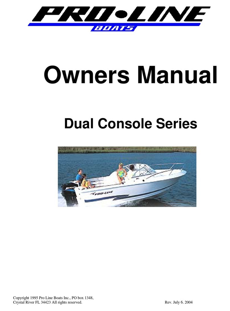 Pro-Line Boats Dual Console Series owner's manual