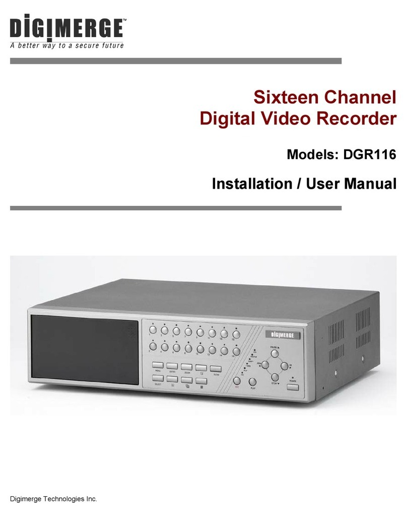 Digimerge DGR116 Instruction Manual