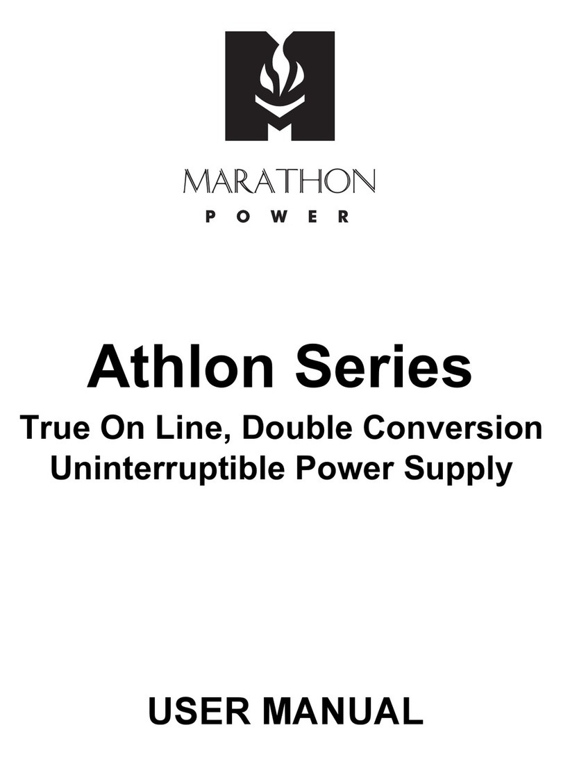 Marathon Power Athlon SEries User manual