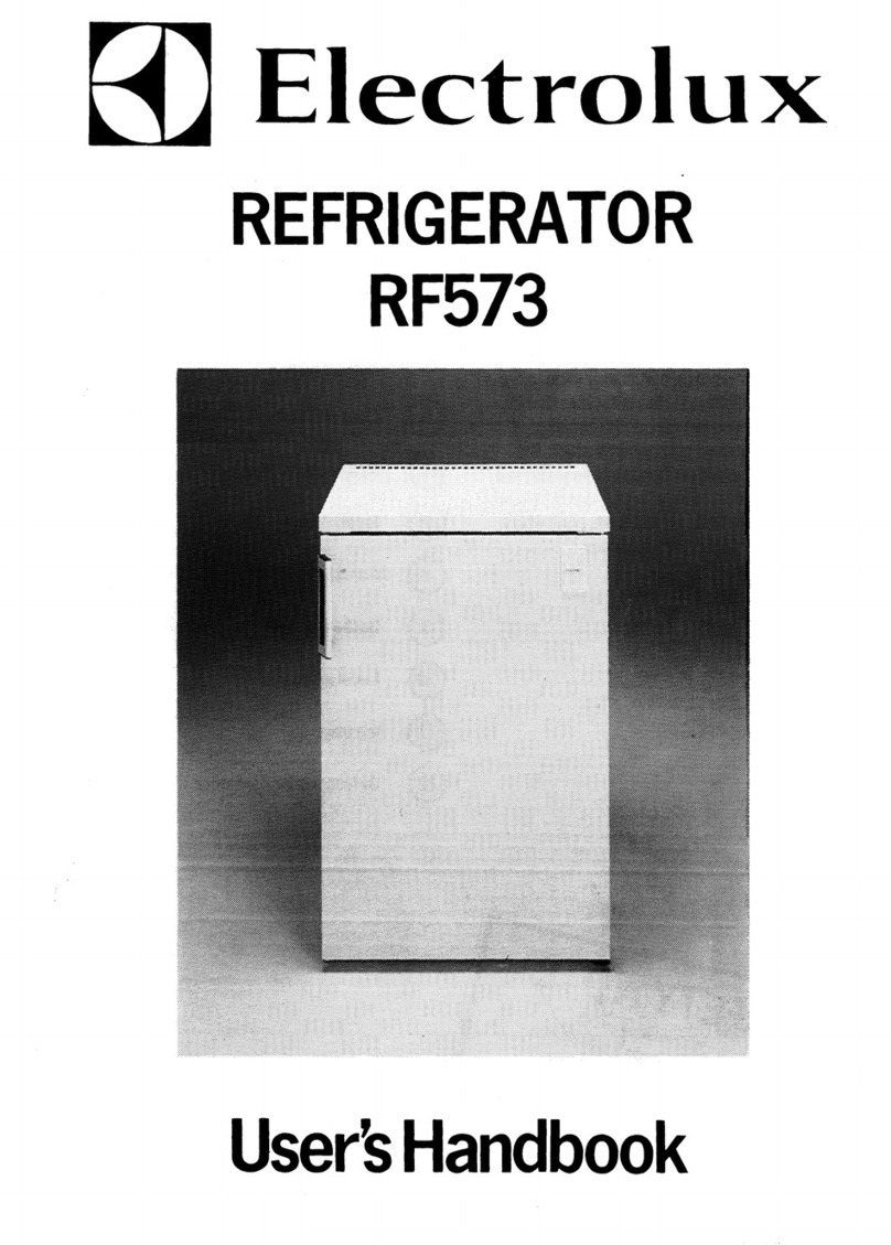 Electrolux RF573 User handbook