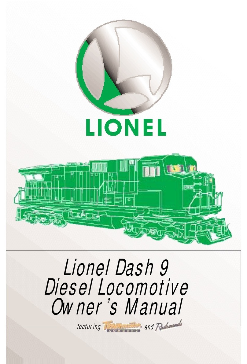 Lionel Dash 9 Diesel Locomotive owner's manual