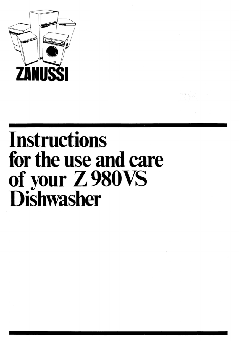 Zanussi Z 980 VS Use and care instruction