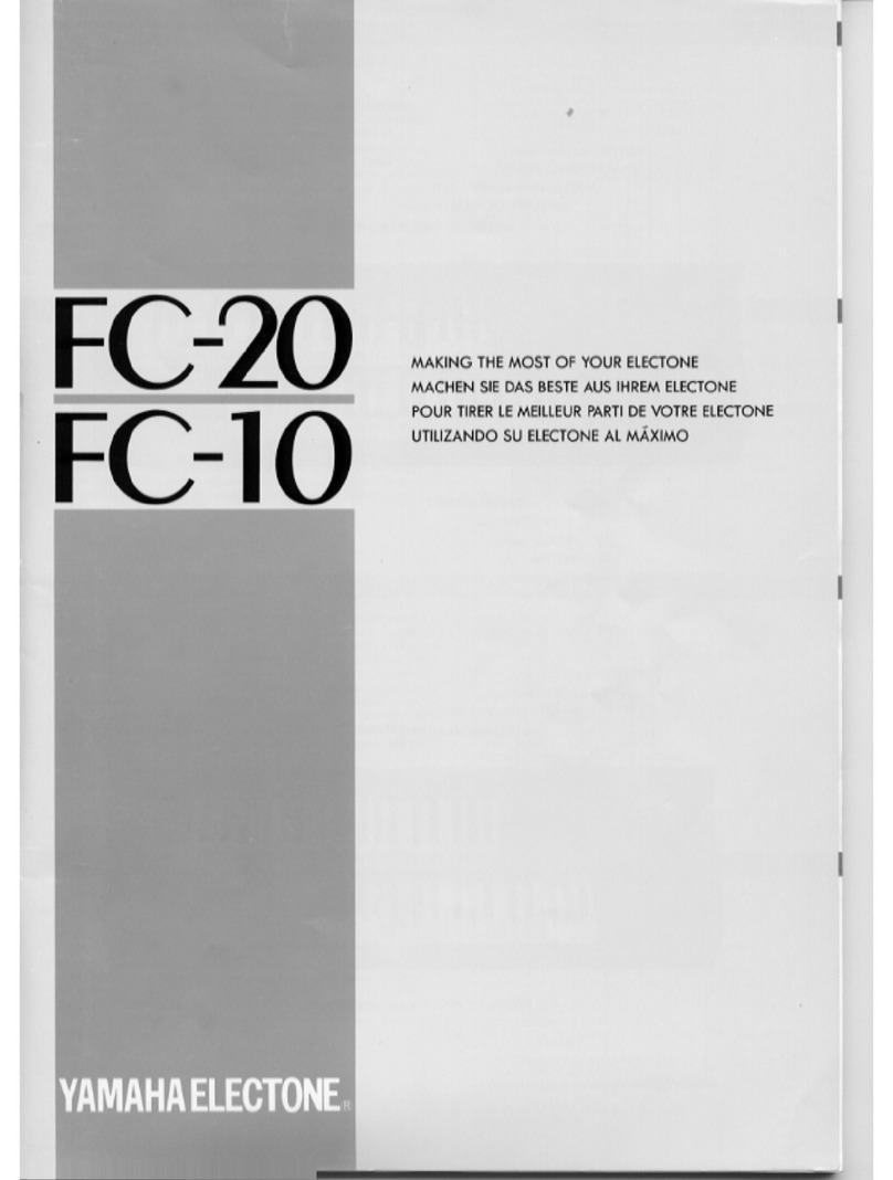 Yamaha Electone FC-20 manual