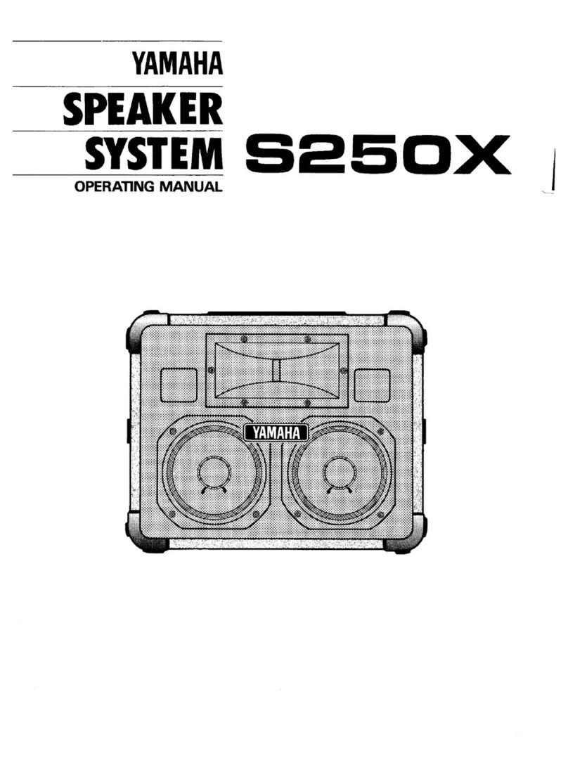 Yamaha S250X User manual Yamaha S250X User manual