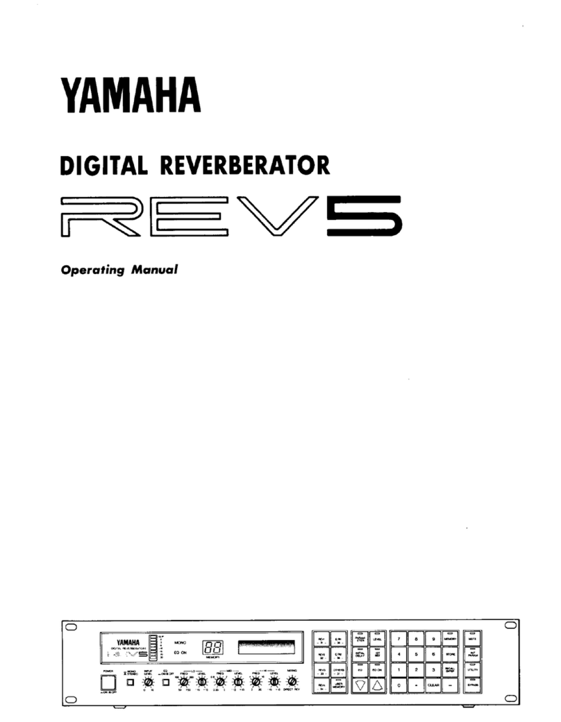 Yamaha REV-5 User manual Yamaha REV-5 User manual