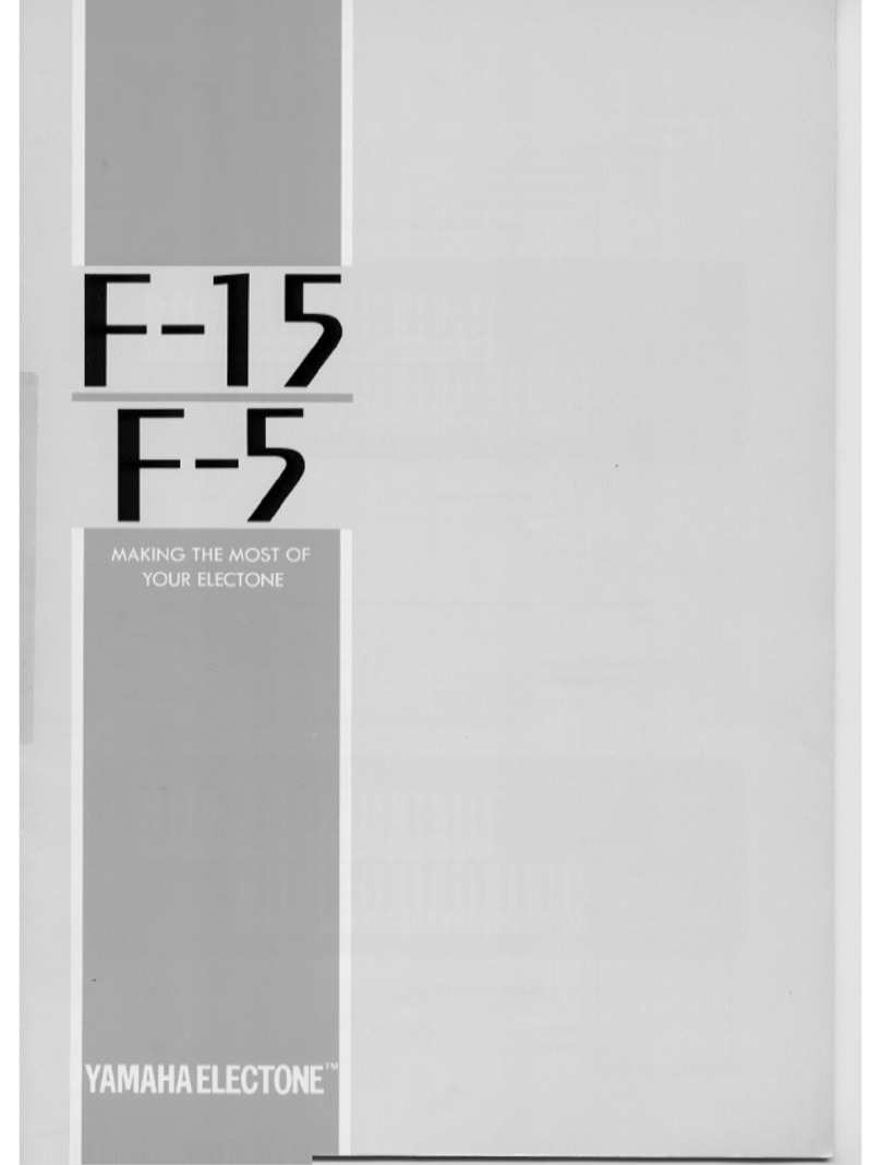 Yamaha Electone F-15 user manual