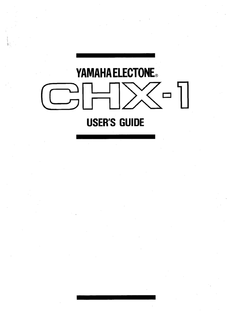 Yamaha Electone CHX-1 user guide