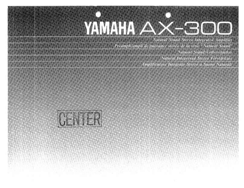 Yamaha AX-300 User manual
