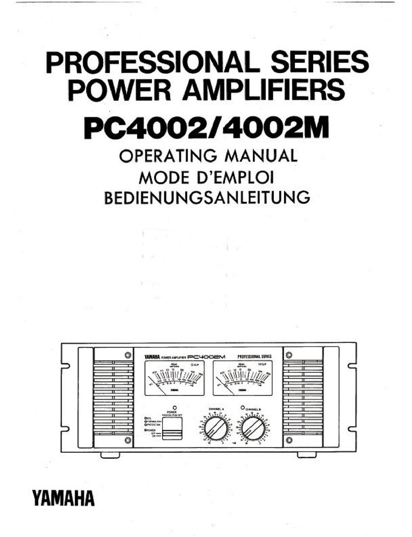 Yamaha PC4002 User manual Yamaha PC4002 User manual