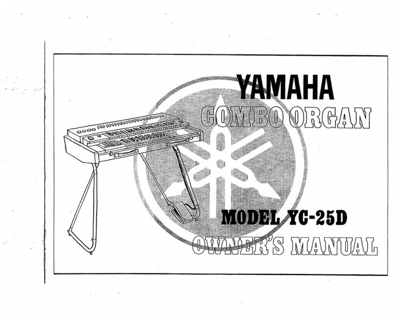Yamaha YC-25D User manual