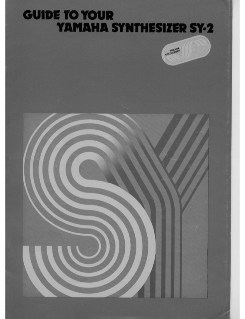 Yamaha SY-2 User manual Yamaha SY-2 User manual