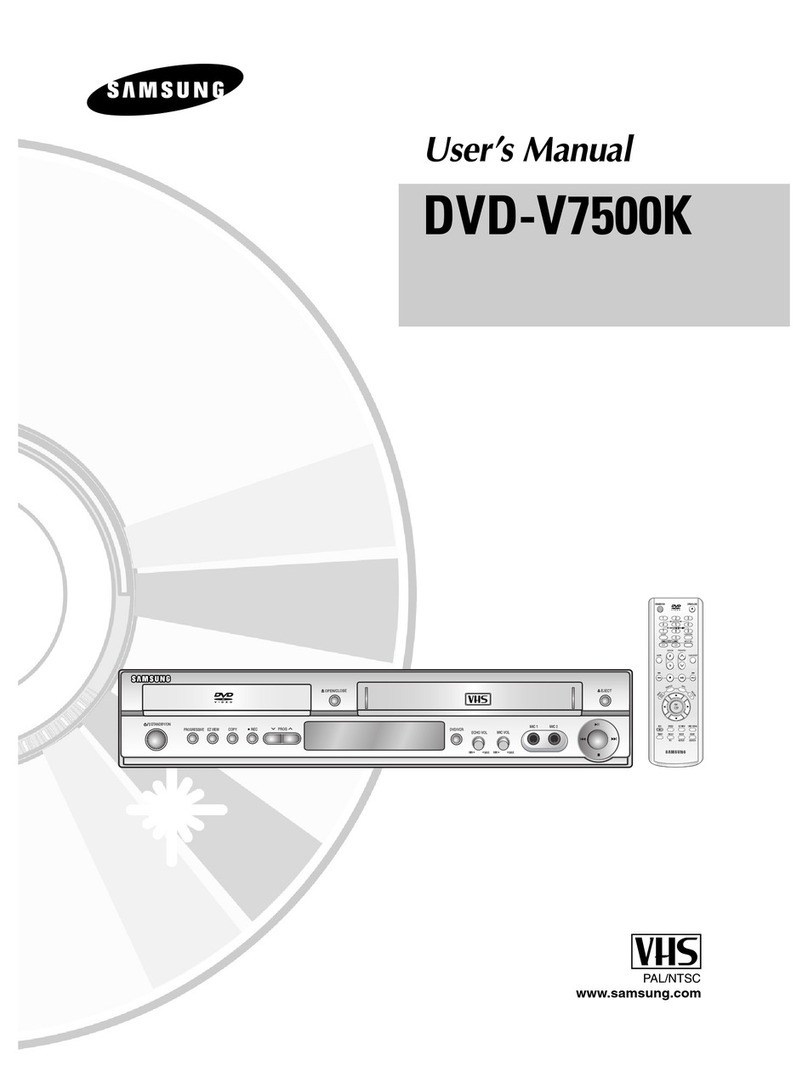 Samsung DVD-V7500K user manual