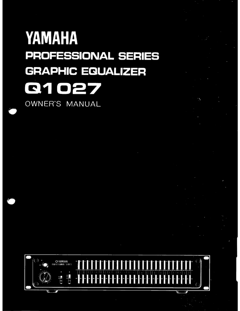 Yamaha Q1027 owner's manual