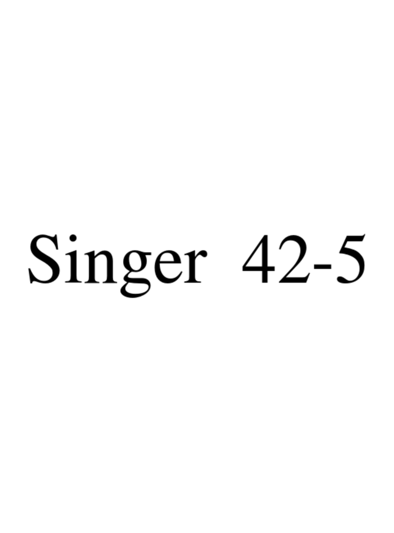 Singer 42-5 List of parts