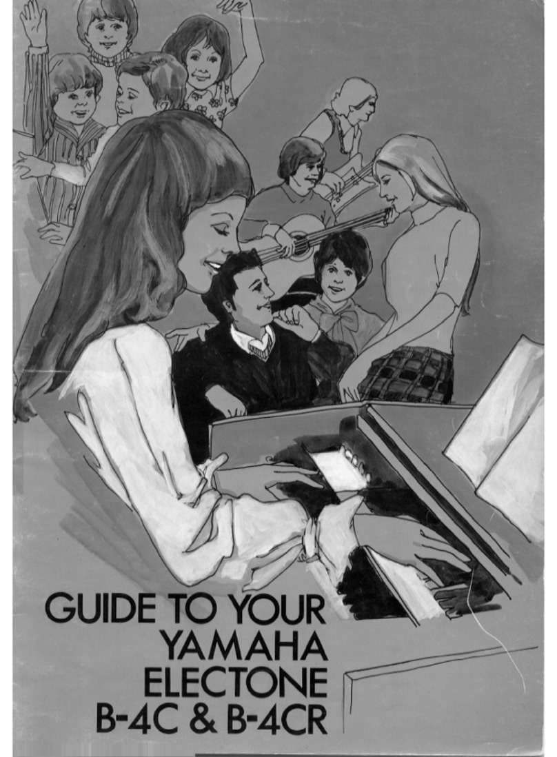 Yamaha Electone B-4C User manual