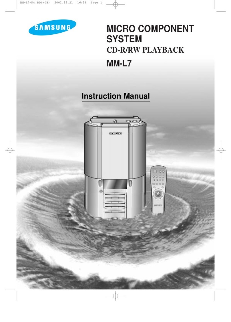 Samsung MM-L7 User manual