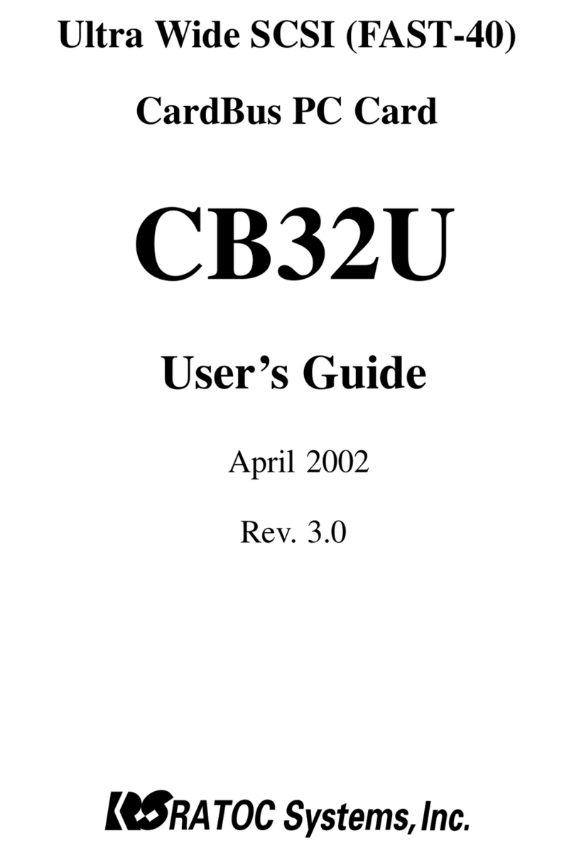 Ratoc Systems CB32U user guide