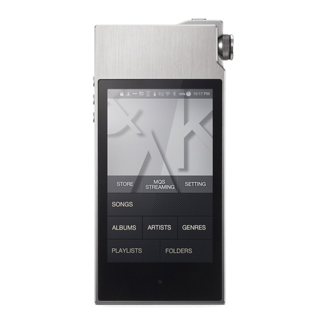 Astell & Kern AK120 II User manual Astell & Kern AK120 II User manual