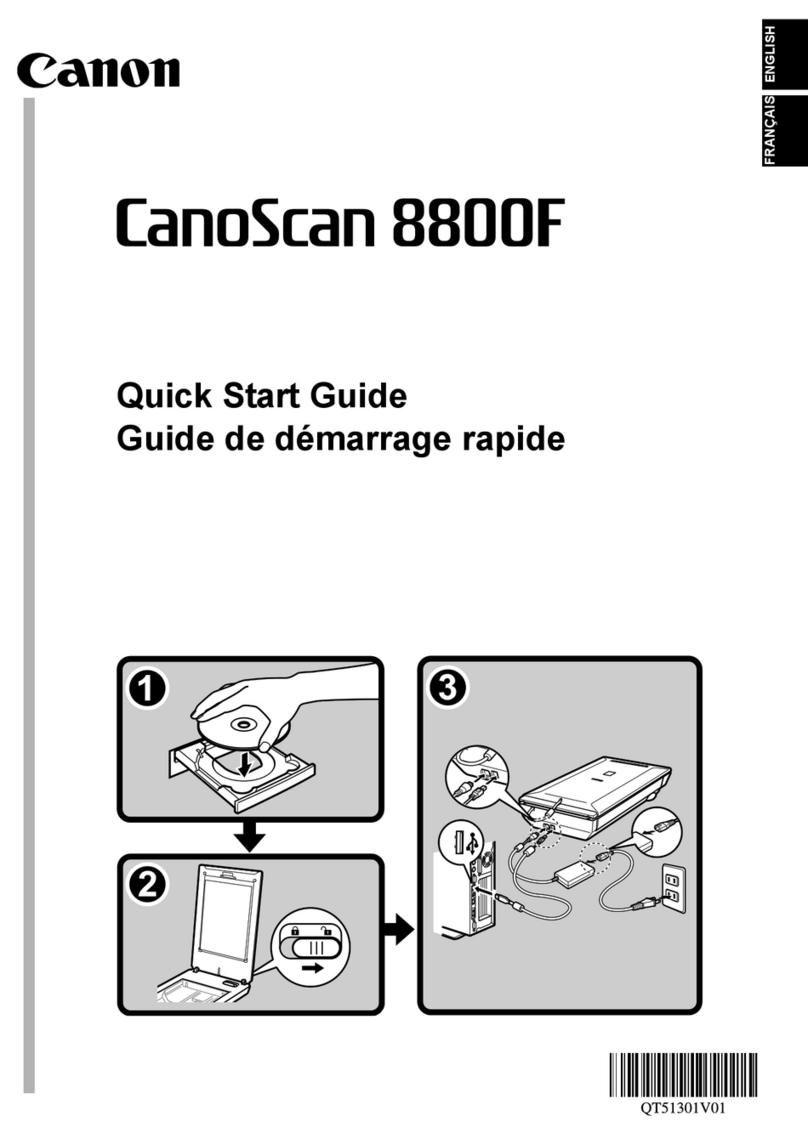 Canon 8800F - CanoScan - Flatbed Scanner User manual