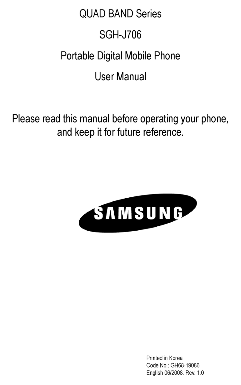 Samsung SGH-J706 User manual