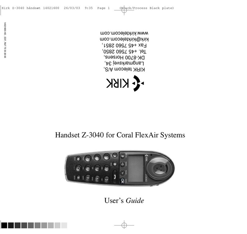 Kirk Z-3040 user guide