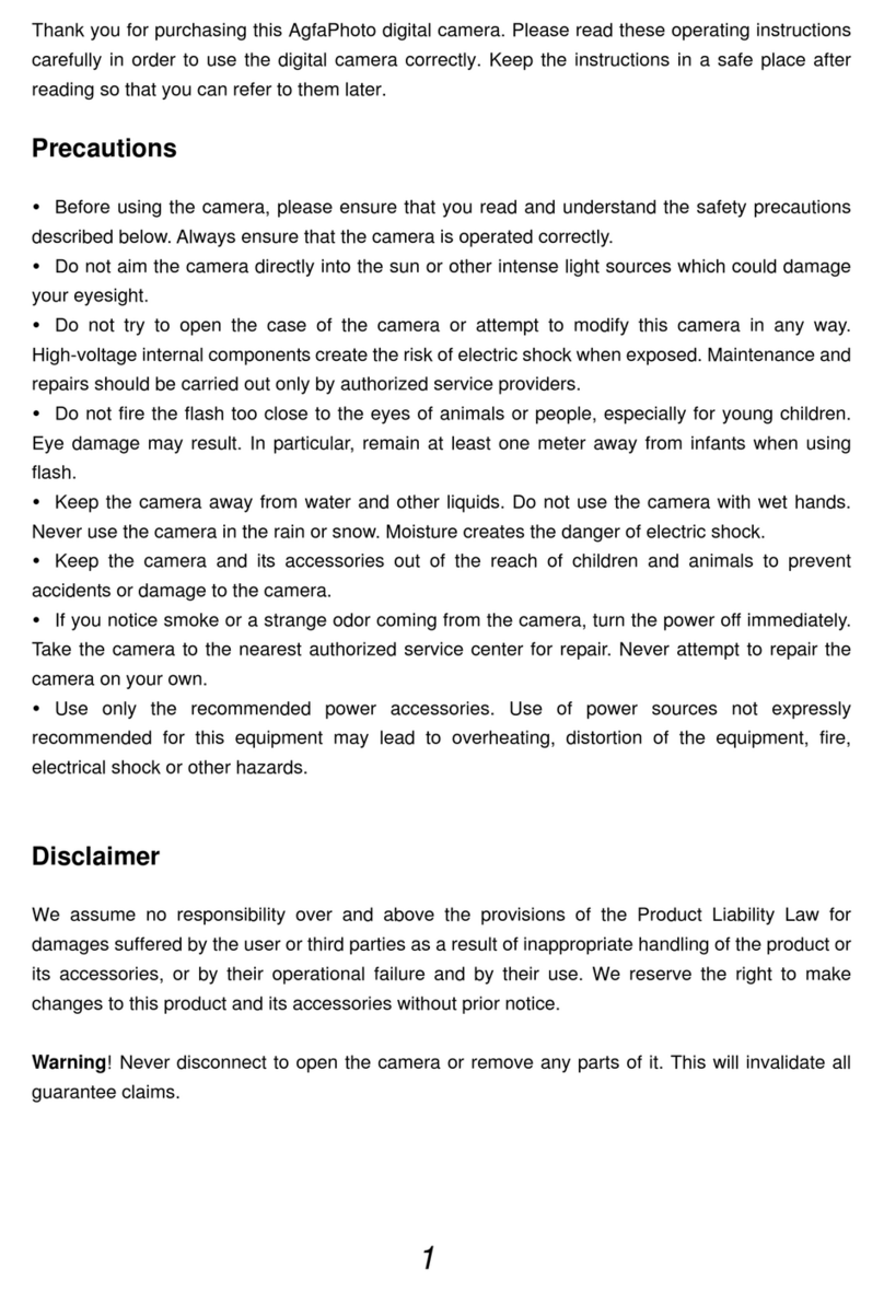 AgfaPhoto Digital Camera User manual